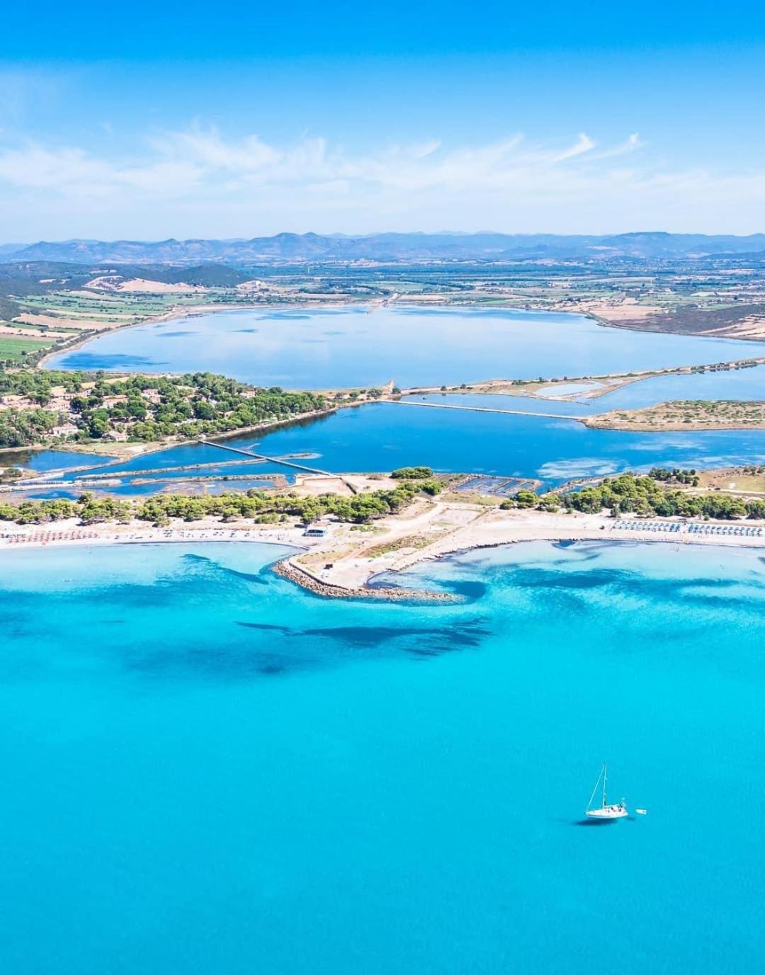 Case Vacanze "Bianco Mare" Porto Pino Εξωτερικό φωτογραφία